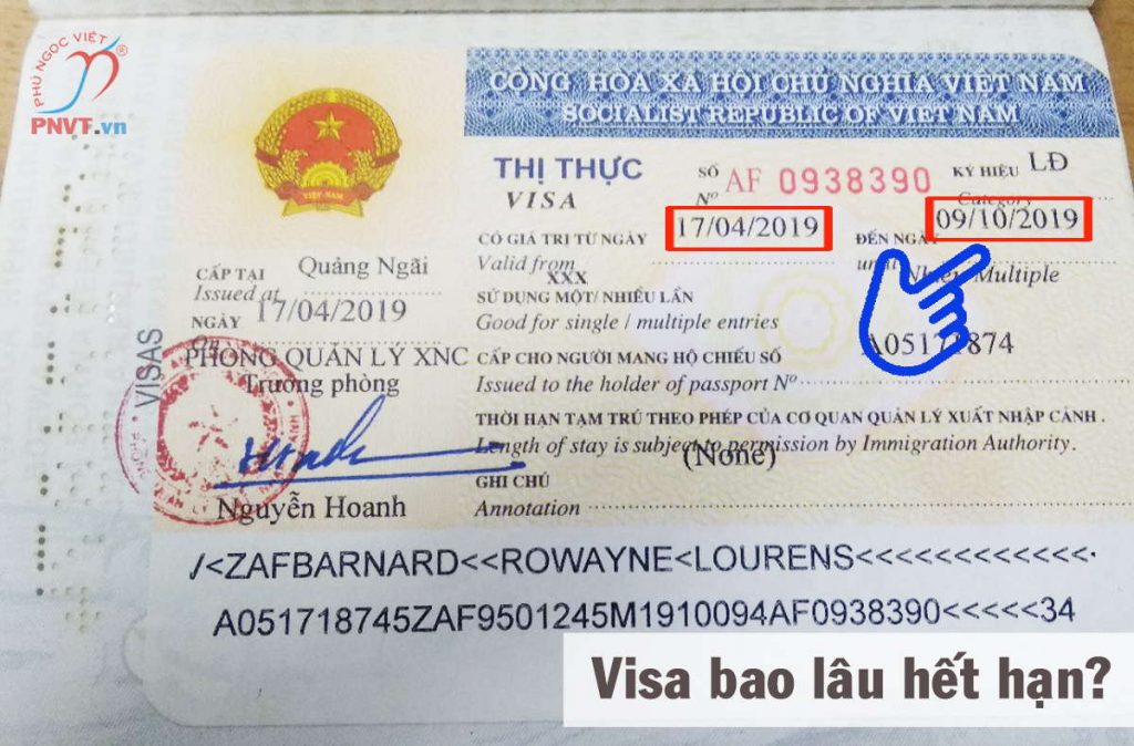 Có bao nhiêu loại thị thực Việt Nam