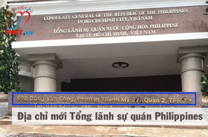 Tổng lãnh sự quán Philippines tại TPHCM dời về Quận 2