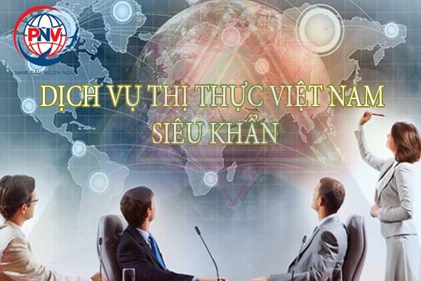 Dịch vụ thị thực Việt Nam