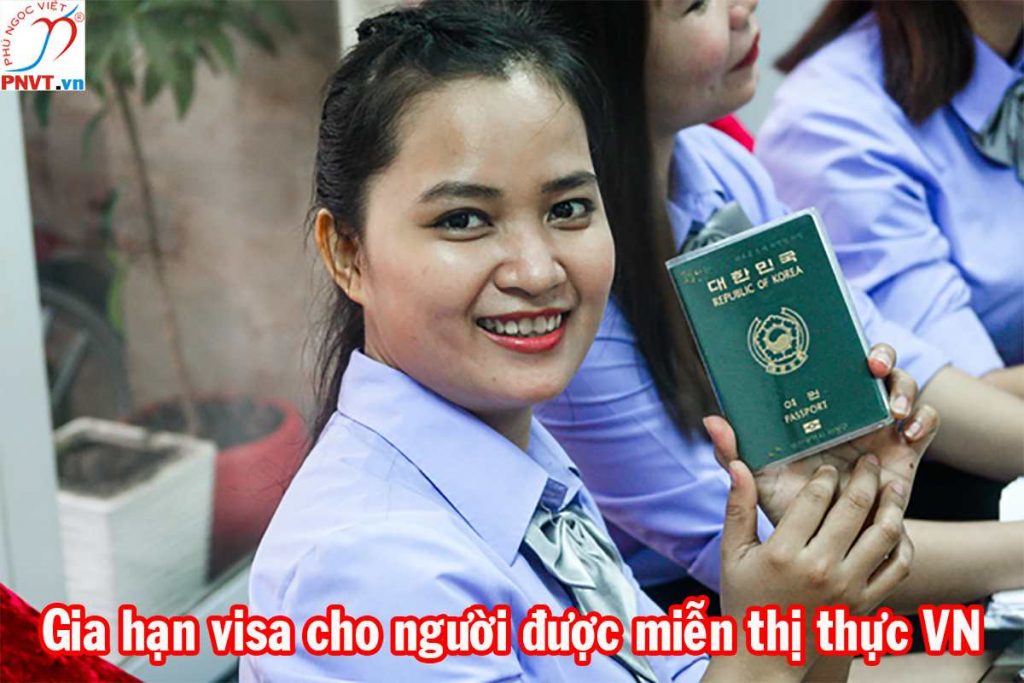gia hạn visa cho người được miễn thị thực việt nam