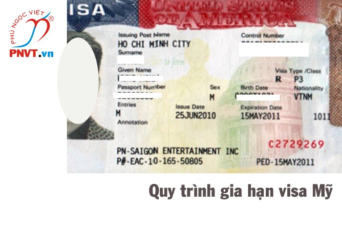 quy trình gia hạn visa mỹ