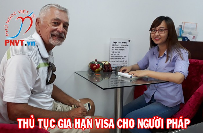 thủ tục gia hạn visa cho người pháp