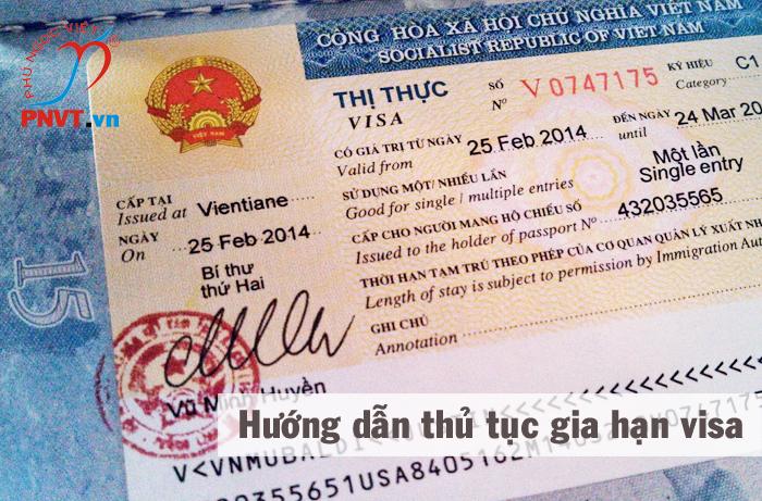 thủ tục gia hạn visa cho người nước ngoài
